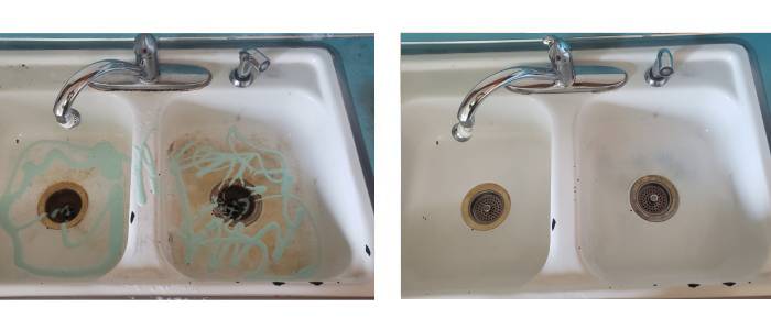 Before - After cleaning
